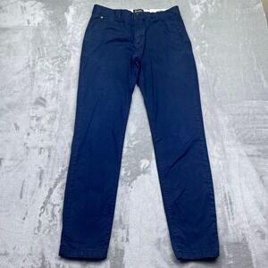 Scotch & Soda Amsterdam Stuart Chinos Pants Men's Blue Casual Everyday‎ Sz 29